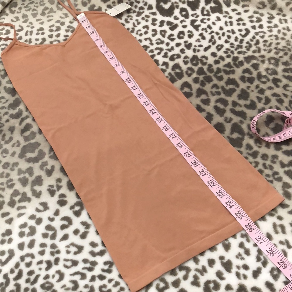 Free People Seamless Mini Slip Dress in Iced Chai Size XS/S - Picture 12 of 13
